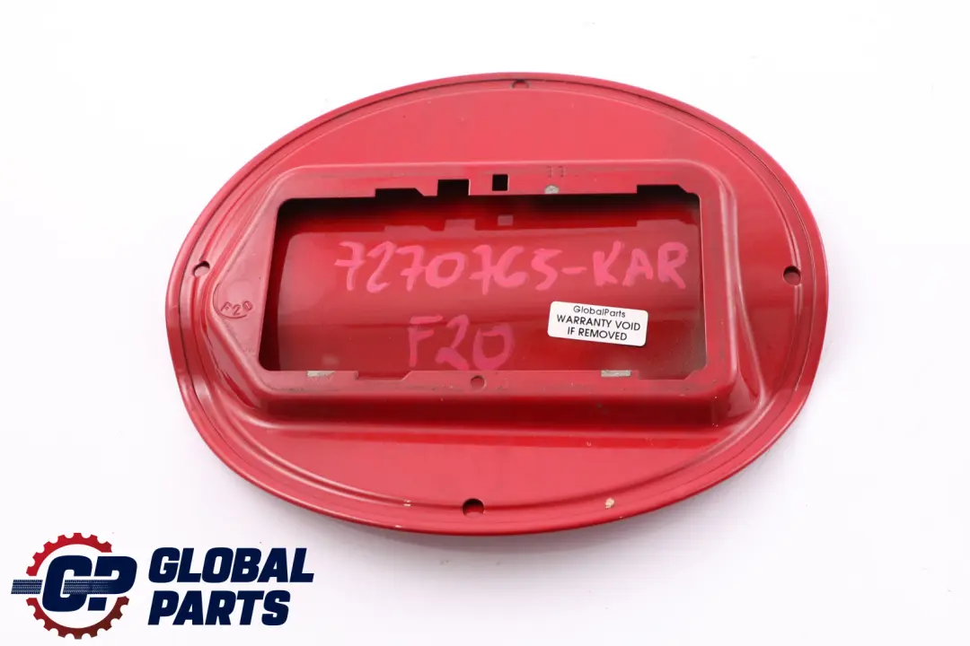 BMW F20 F20N LCI Llenado De combustible Flap Tapa Karmesinrot Rojo A61