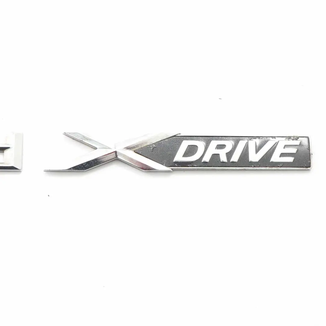 BMW X5 E70 Lettering Emblem Adhered Front Fender Wing Panel Logo xDrive 40d