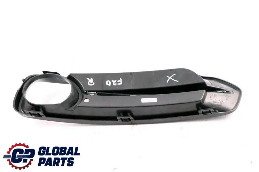 BMW 1 Series F20 F21 Front Bumper Closed Grid Right O/S Trim Sport Line 7272564