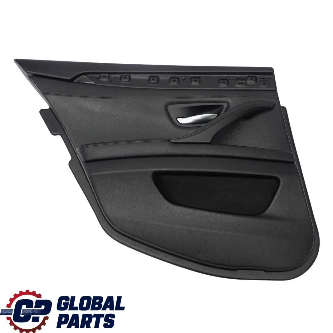 BMW 5 F10 F11 Rear Left N/S Door Card Lining Trim Panel Black Leather