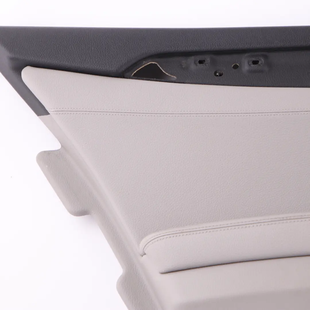 BMW F10 F11 Door Card Rear Left N/S Lining Panel Leather Everest Grey 7273283