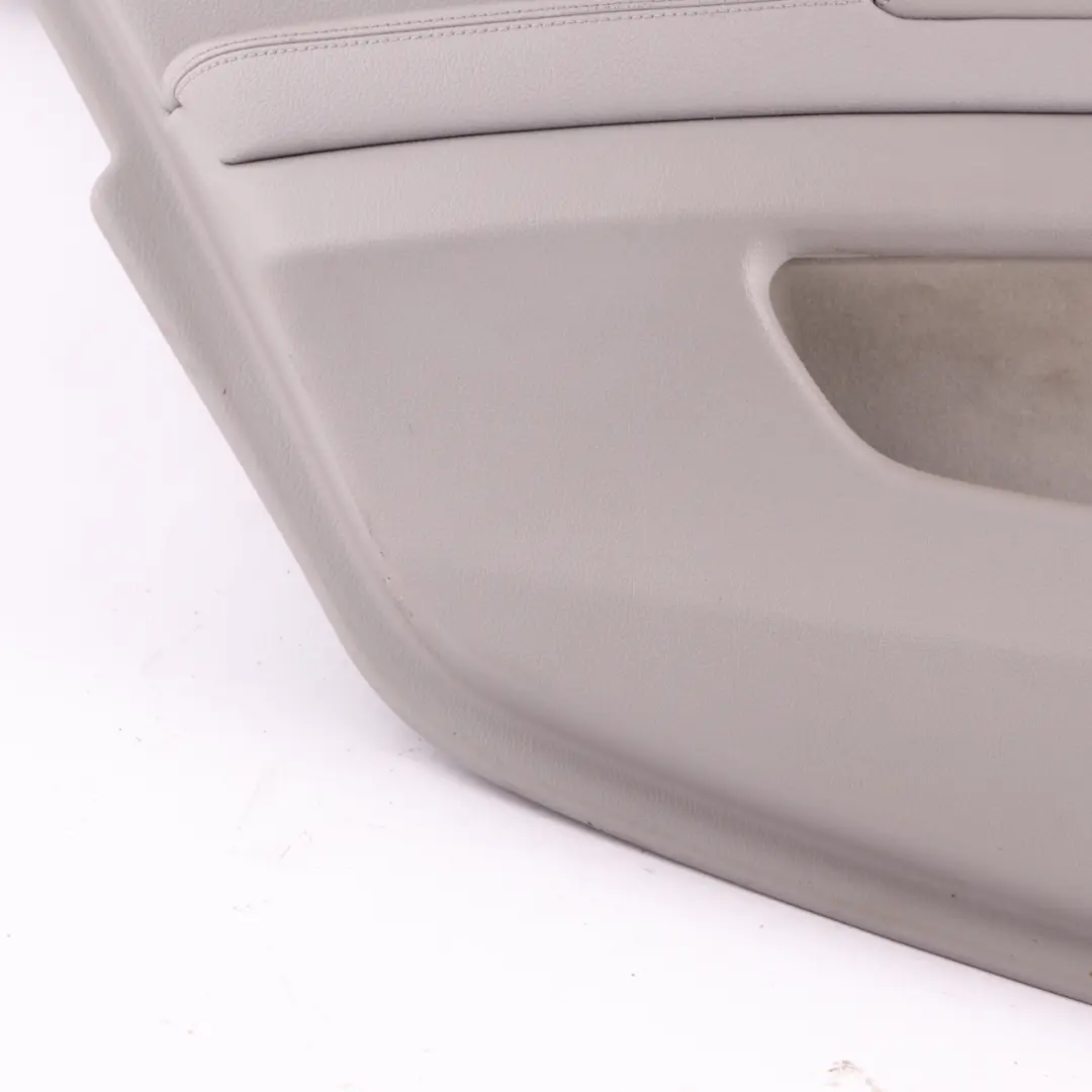 BMW F10 F11 Door Card Rear Left N/S Lining Panel Leather Everest Grey 7273283
