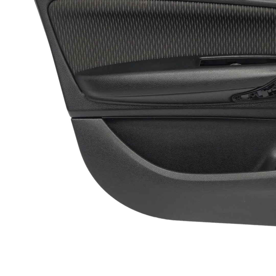 BMW 1 F20 Front Left N/S Door Lining Card Cloth Fabric Move Anthracite