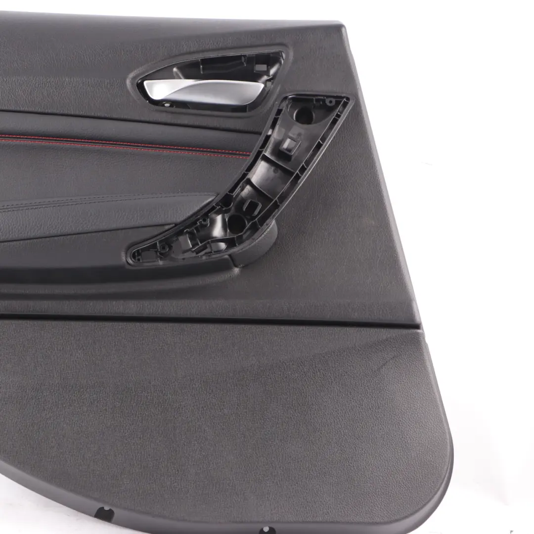 BMW F20 Door Card Rear Left N/S Lining Leather Dakota Black Red