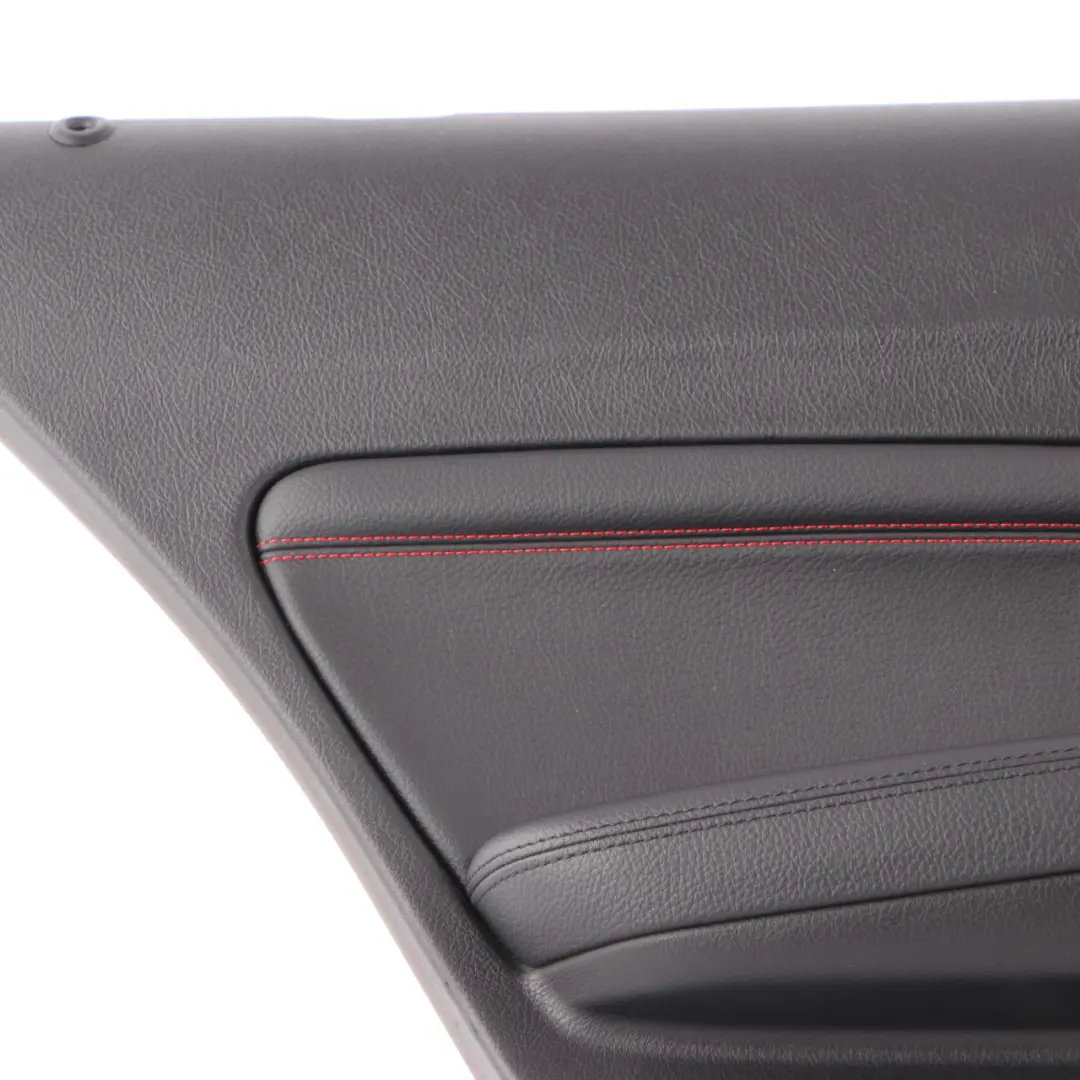 BMW F20 Door Card Rear Left N/S Lining Leather Dakota Black Red