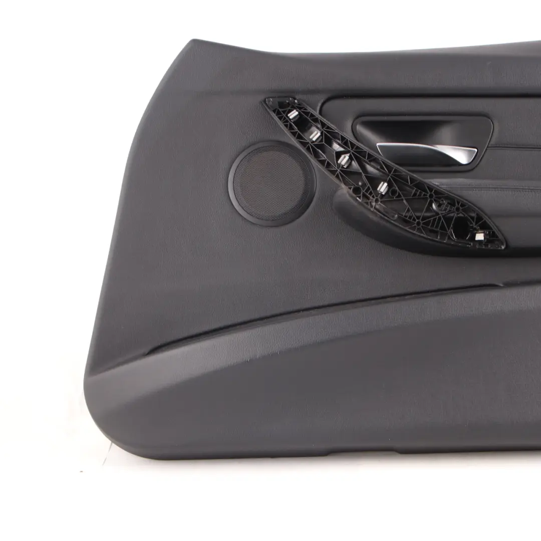 Door Card BMW F30 F31 Front Right O/S Door Lining Trim Panel Black Leather