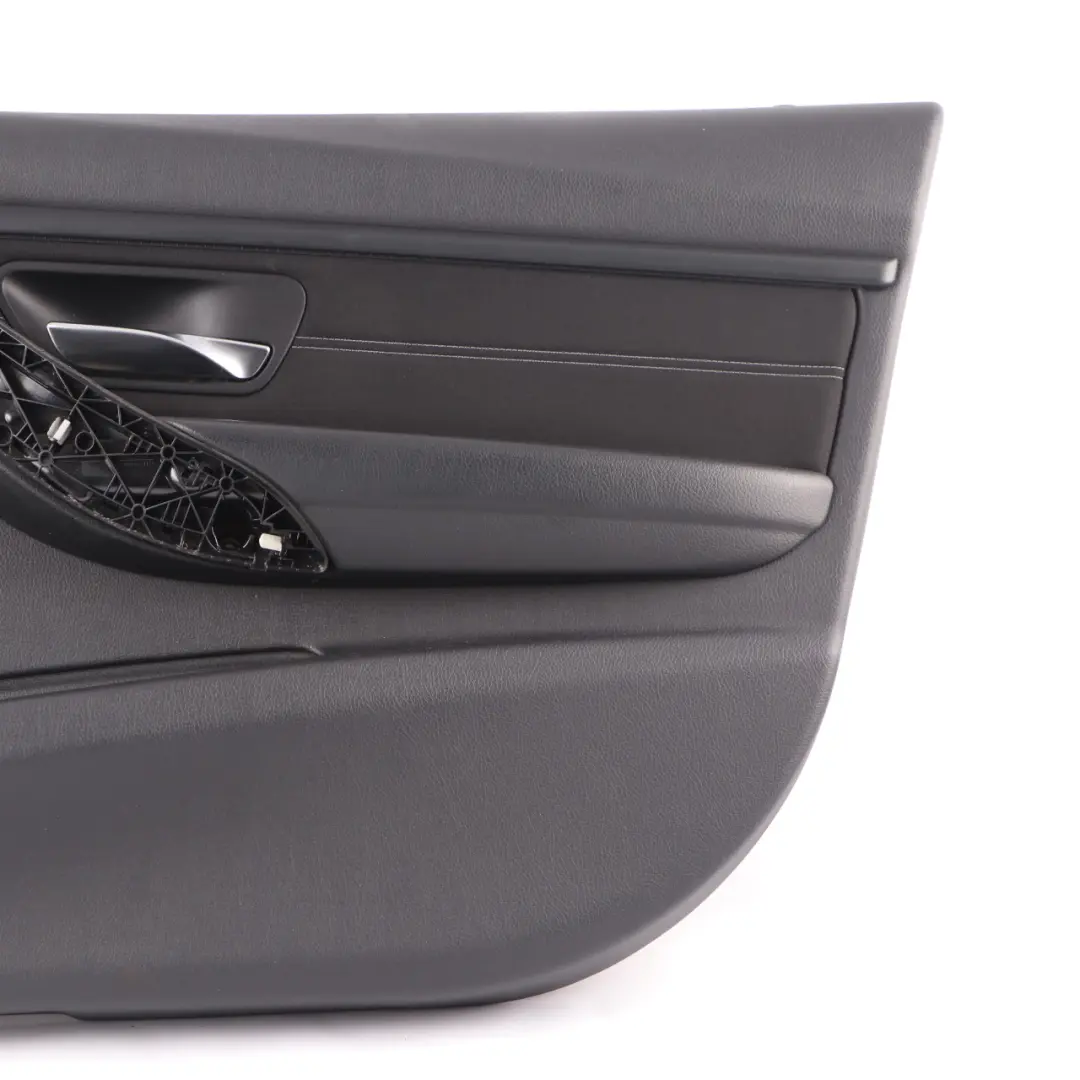 BMW F30 F31 Door Card Front Right O/S Lining Panel Fabric Anthracite Grey