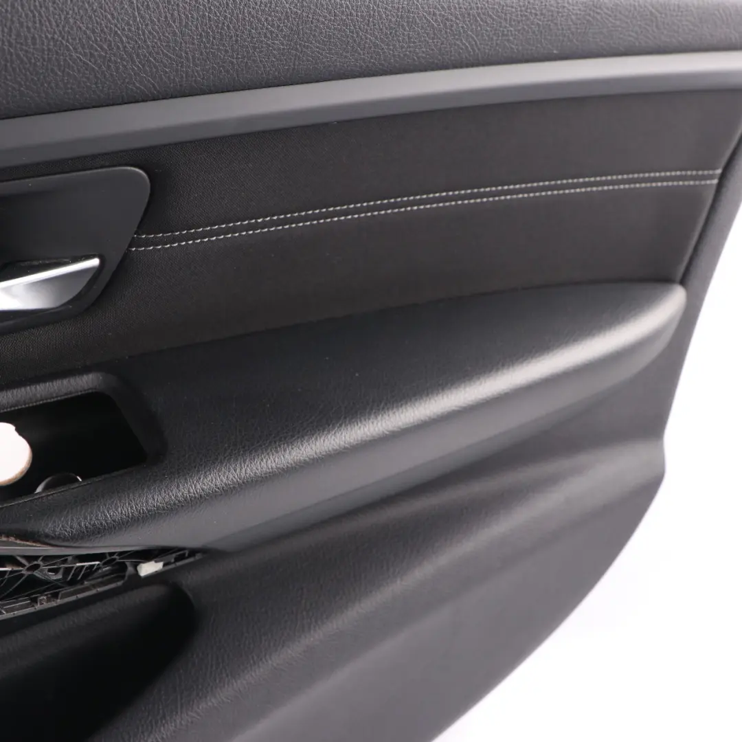BMW F30 F31 Door Card Front Right O/S Lining Panel Fabric Anthracite Grey