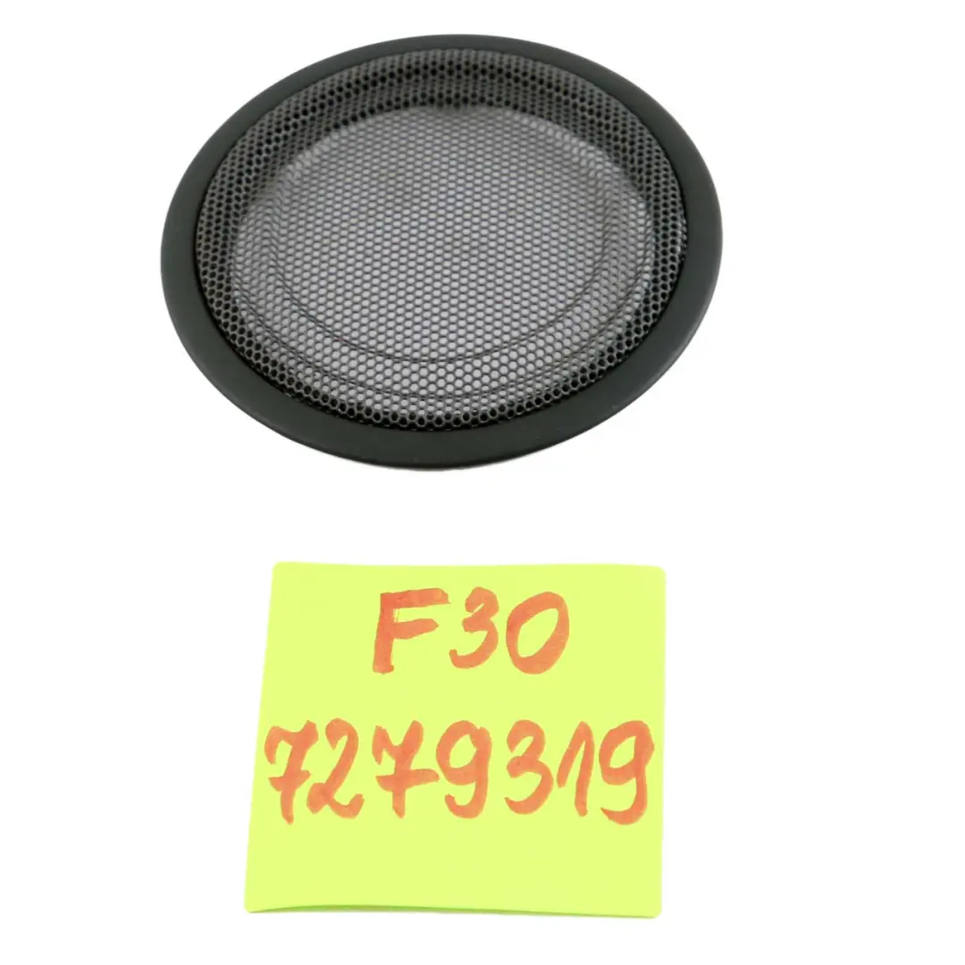 BMW F30 F31 F32 Embellecedor Puerta Altavoz Cubierta Altavoz Negro 7260069