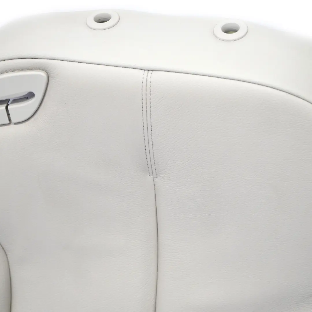 Rear Backrest BMW F12 F13 Seat Interior Couch Leather Dakota Ivory White