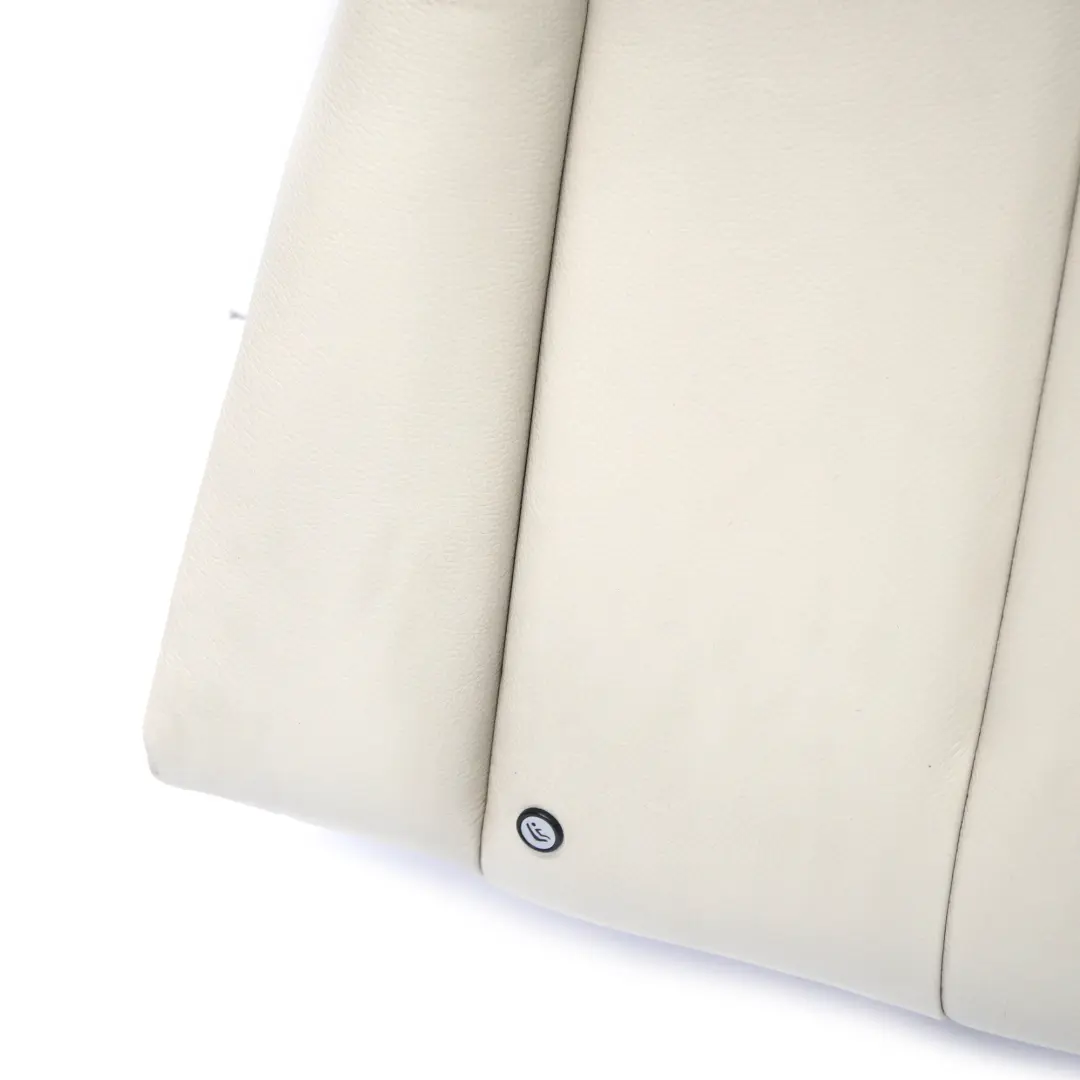 Rear Backrest BMW F12 F13 Seat Interior Couch Leather Dakota Ivory White