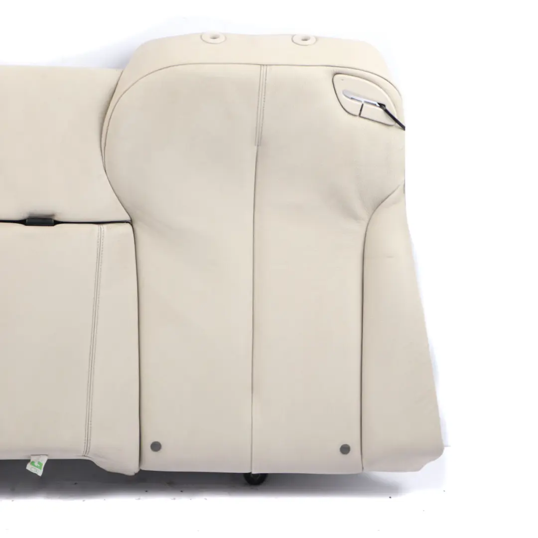 Rear Backrest BMW F12 F13 Seat Interior Couch Leather Dakota Ivory White