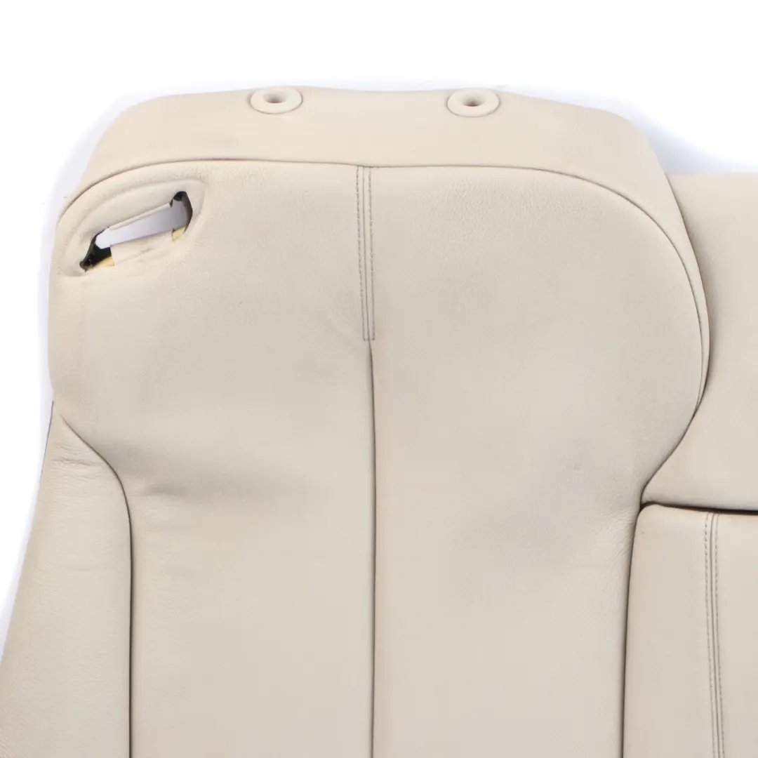 Rear Backrest BMW F12 F13 Seat Interior Couch Leather Dakota Ivory White