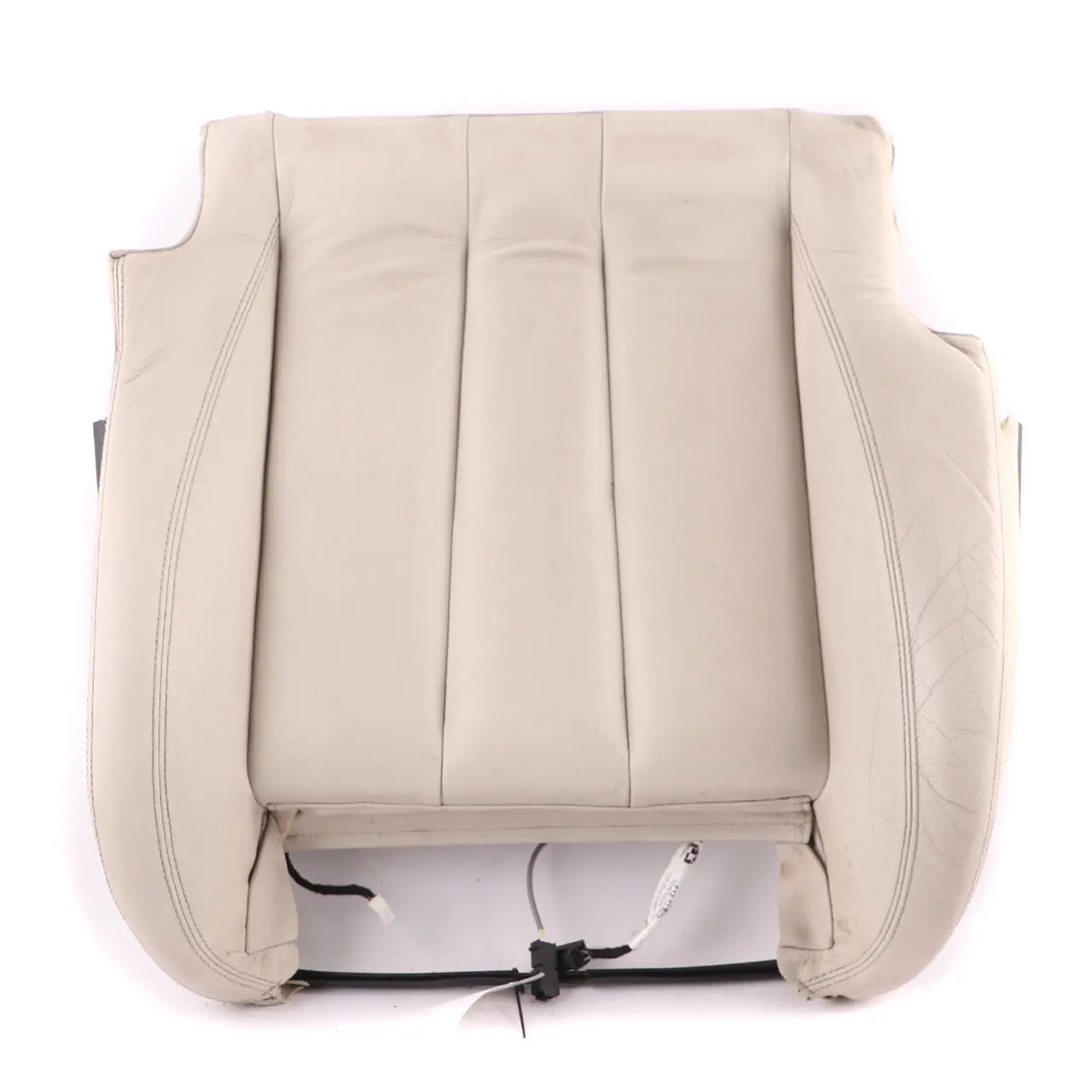 BMW F12 Sport Seat Cover Heated Front Left N/S Lining Leather Ivory White