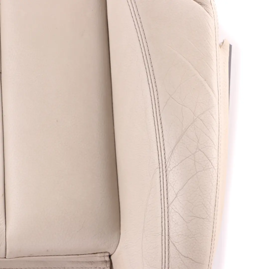 BMW F12 Sport Seat Cover Heated Front Left N/S Lining Leather Ivory White