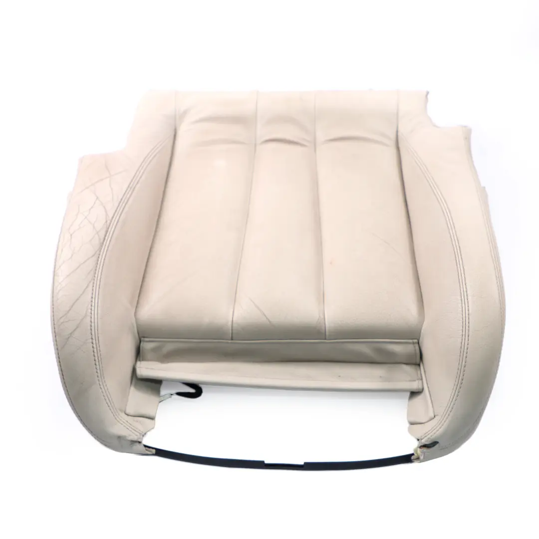 BMW F12 Sport Funda Asiento Calefactable Delantero Derecho Forro Cuero Blanco