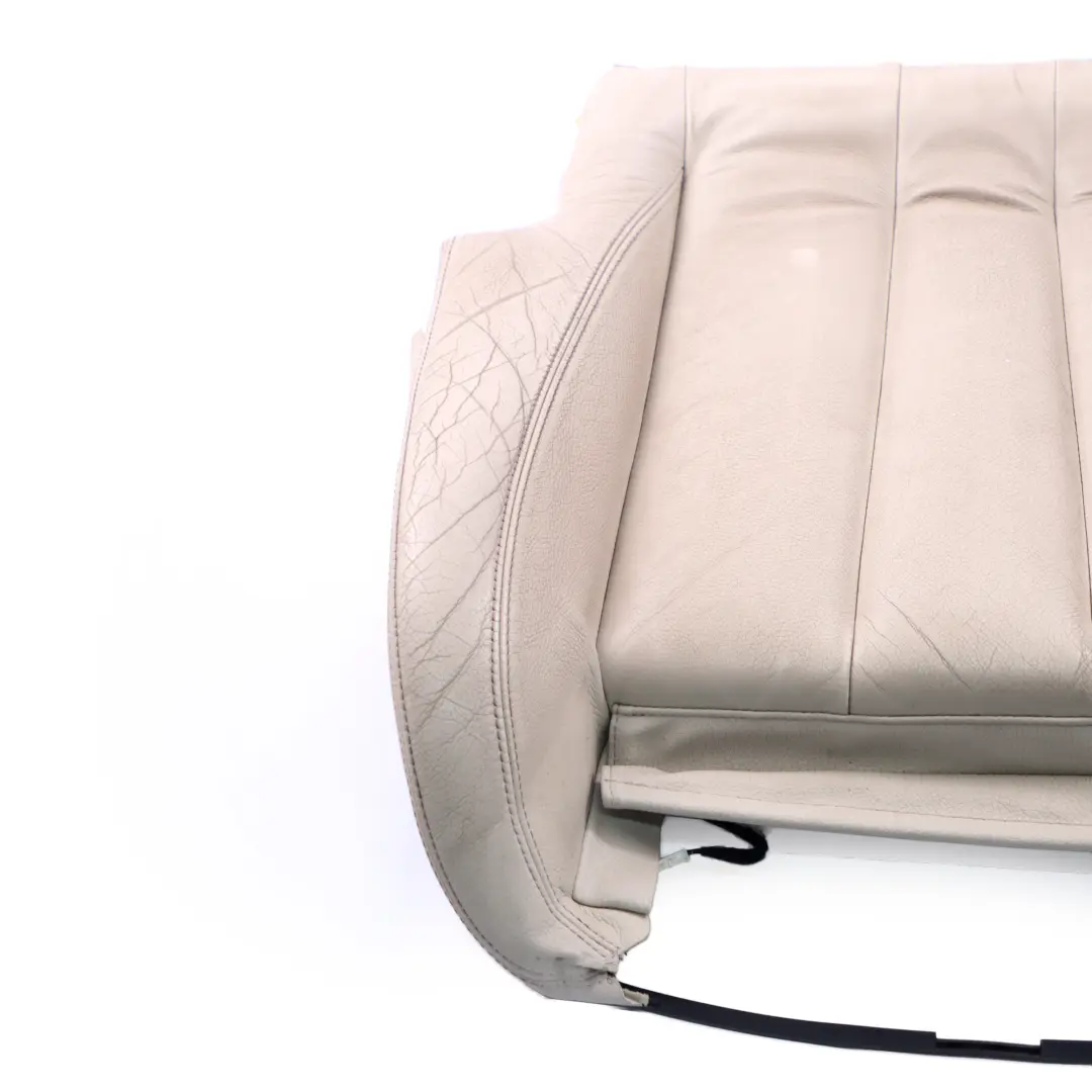 BMW F12 Sport Funda Asiento Calefactable Delantero Derecho Forro Cuero Blanco