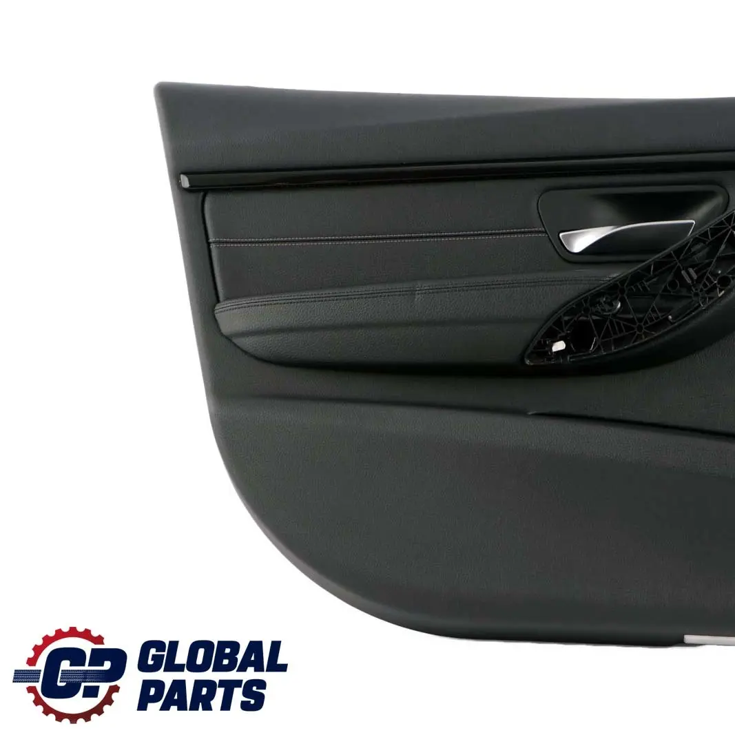 BMW 3 Series F30 F31 Front Left N/S Door Card Lining Panel Leather Black Oyster