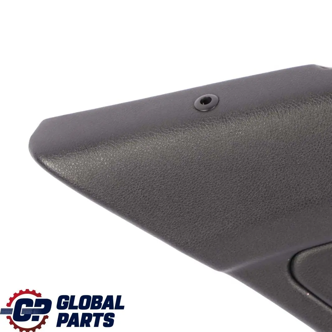 BMW F30 F31 Trasera Izquierda Tarjeta puerta panel guarnición de cuero negro