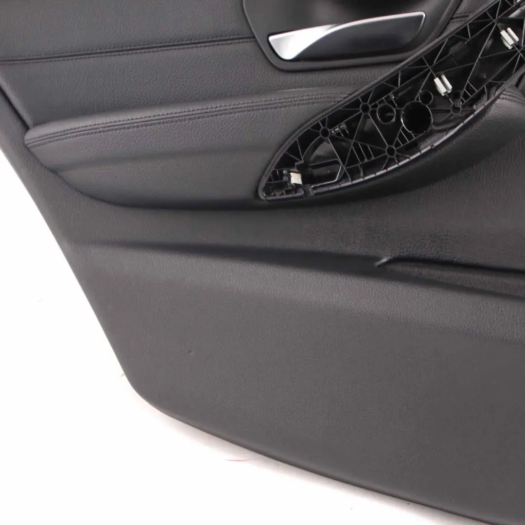 BMW F30 F31 Panel Forro Puerta Trasera Izquierda Cuero Negro