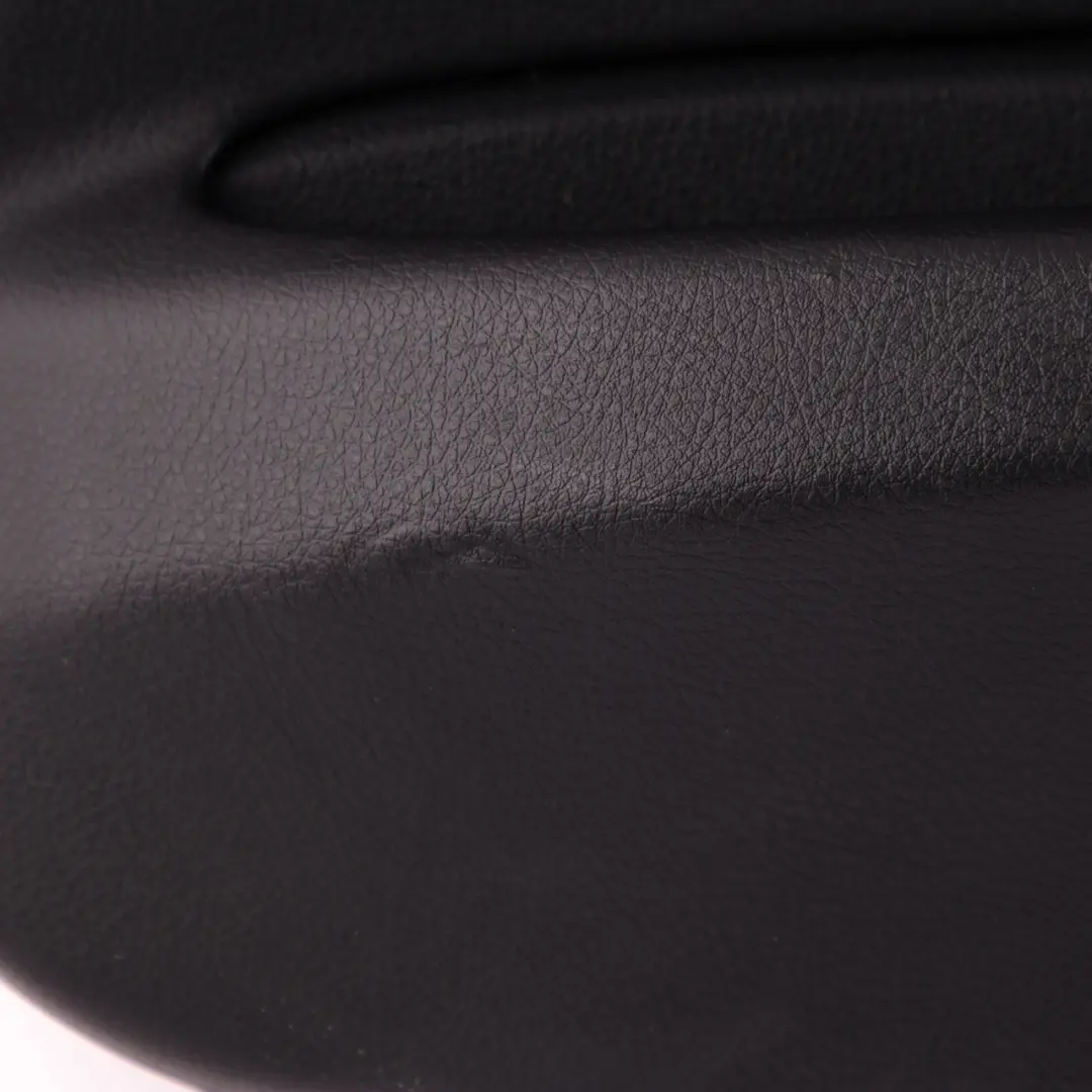 BMW 3 F30 F31 Rear Right O/S Door Card Lining Panel Black Leather Blue Strip