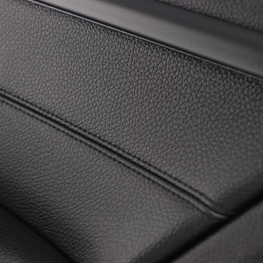 BMW F30 F31 Door Card Rear Right O/S Door Lining Trim Panel Black Leather