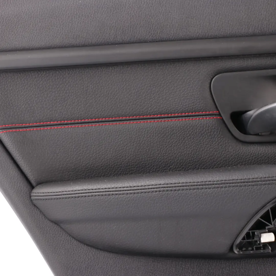 Door Card BMW F30 F31 Rear Left N/S Door Trim Panel Lining Leather Dakota Black