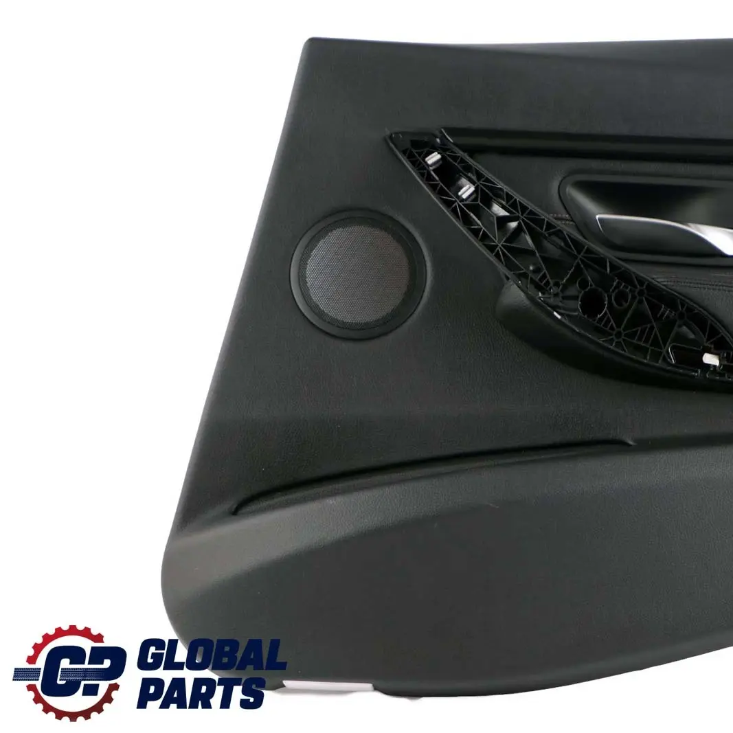 BMW 3 Series F30 F31 Rear Right O/S Door Card Lining Panel Leather Black Oyster