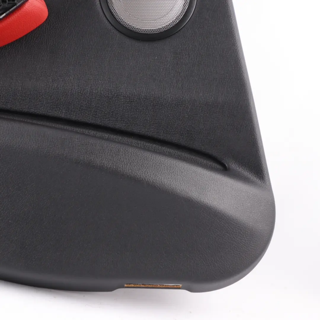 BMW F30 F31 Door Card Rear Left N/S Door Lining Panel Leather Black Red