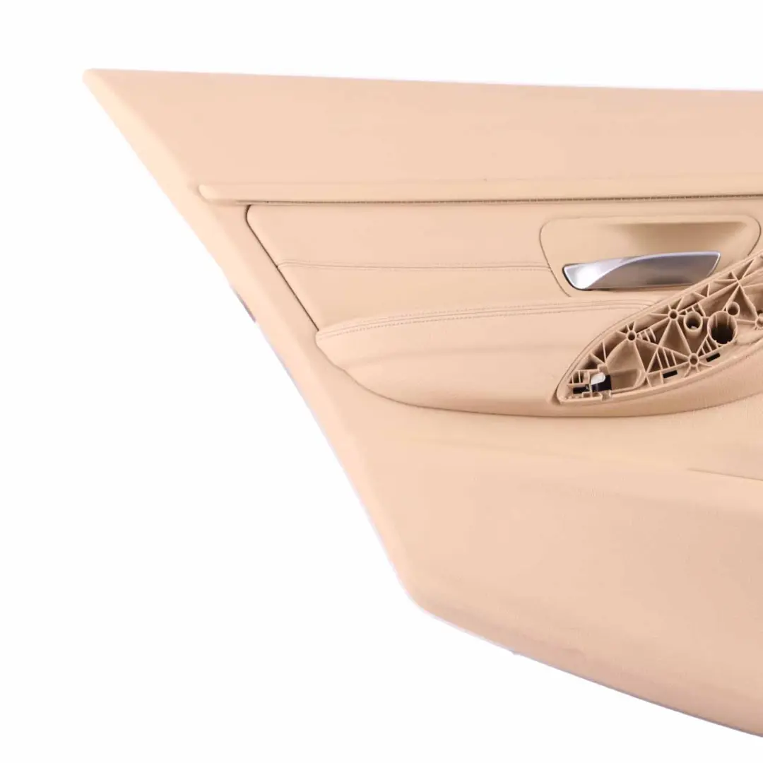 BMW F30 F31 Door Card Rear Left N/S Lining Panel Leather Veneto Beige