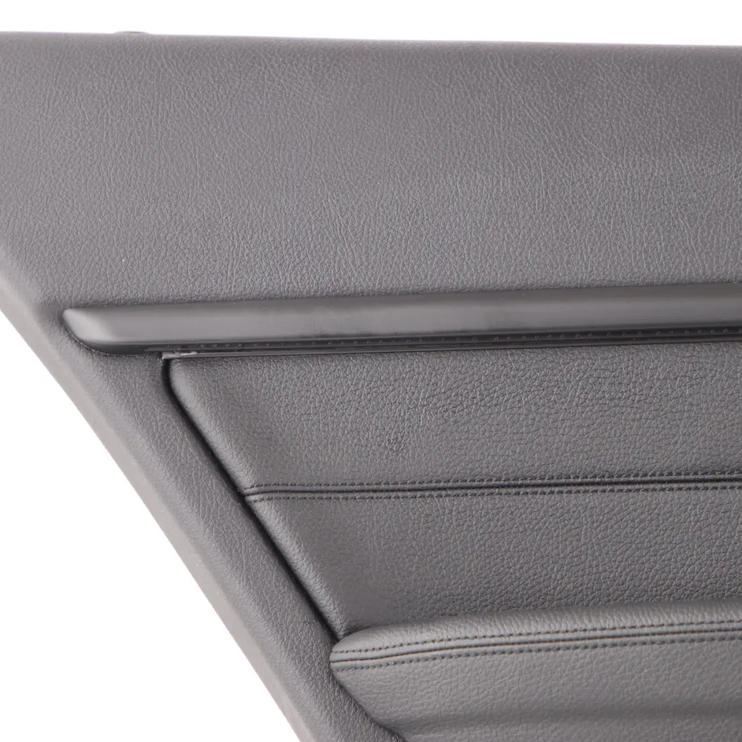 BMW F30 F31 Door Card Rear Left N/S Lining Panel Leather Dakota Black 7281017
