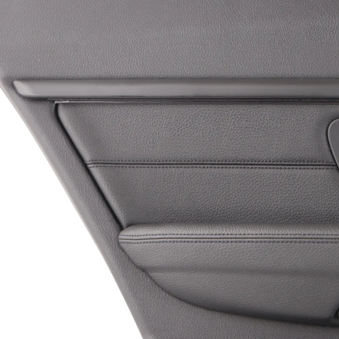 BMW F30 F31 Door Card Rear Left N/S Lining Panel Leather Dakota Black 7281017