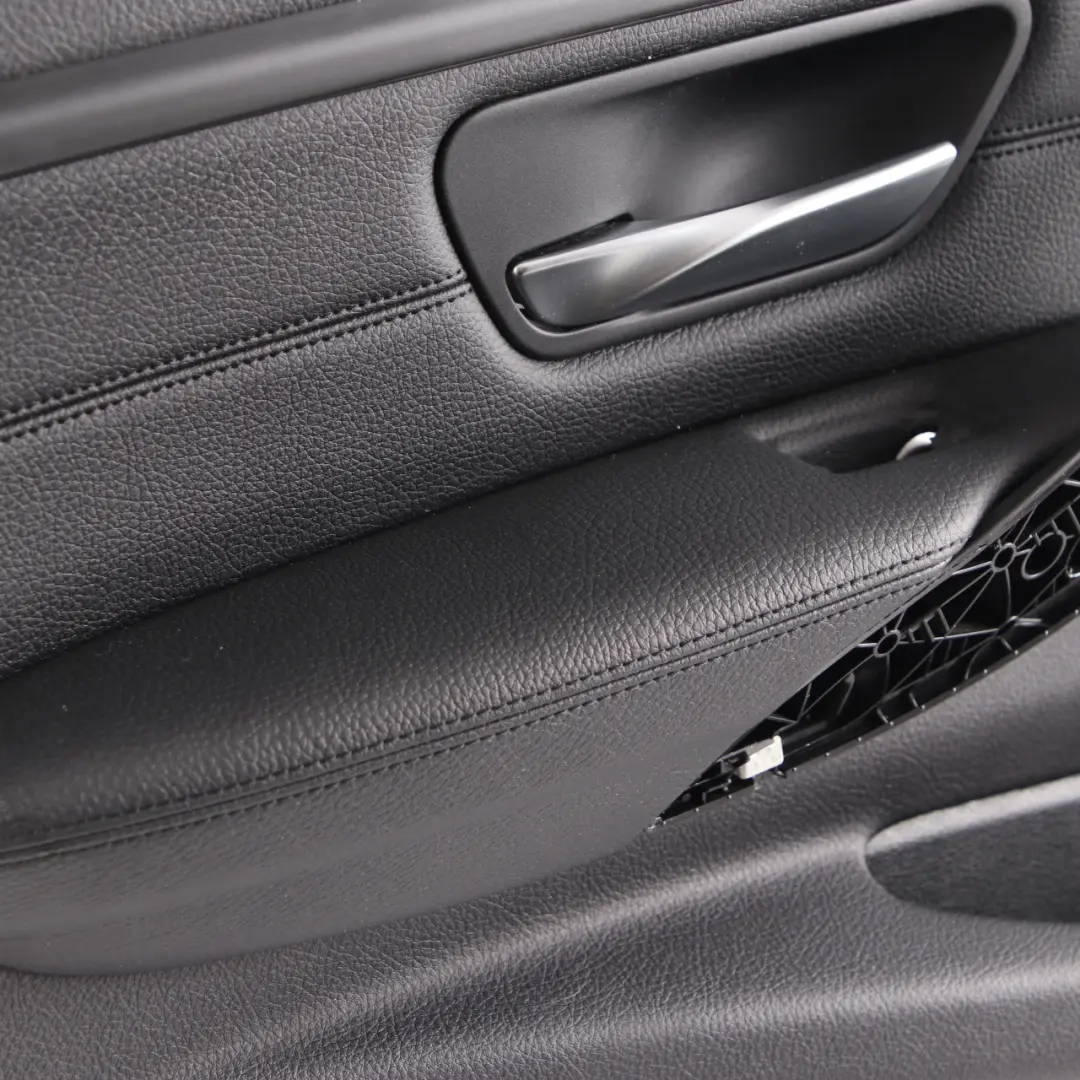 BMW F30 F31 Door Card Rear Left N/S Lining Panel Leather Dakota Black 7281017