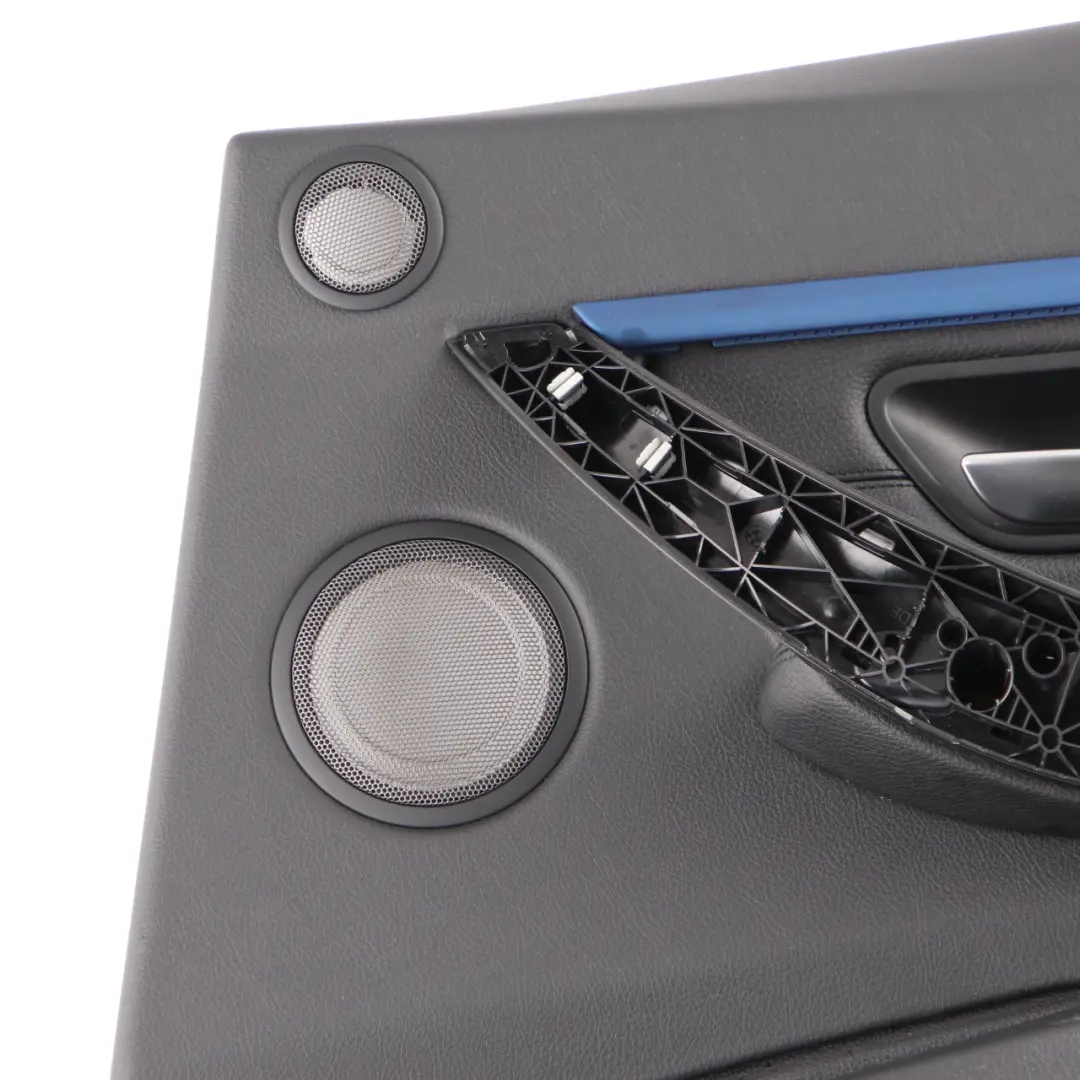 BMW F30 F31 Door Card Rear Right O/S Door Lining Panel Leather Dakota Black