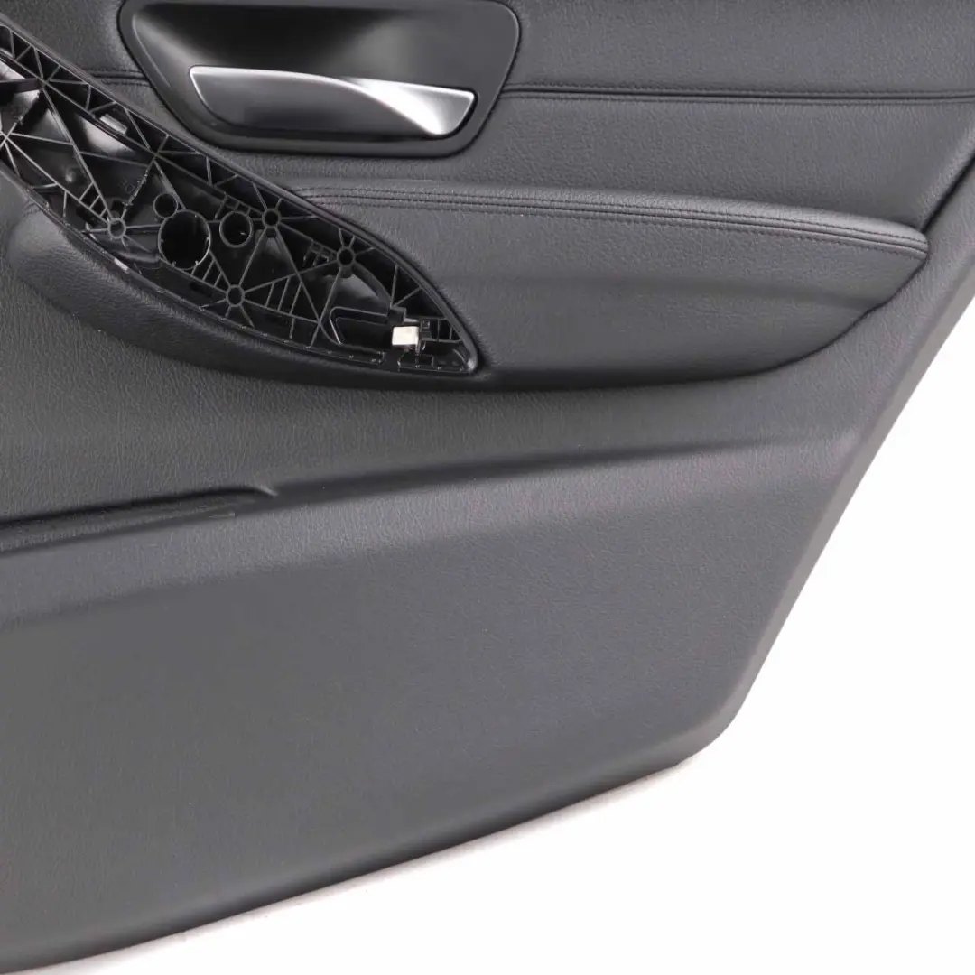 BMW F30 F31 Door Card Rear Right O/S Door Lining Panel Leather Dakota Black