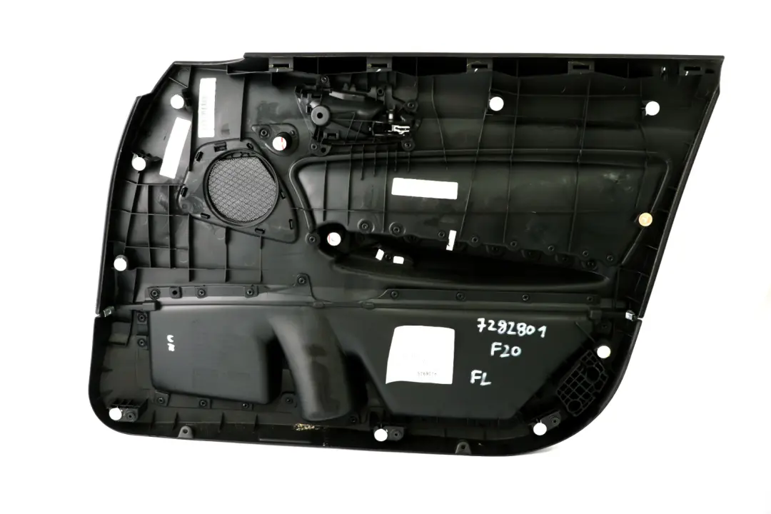 BMW 1 Series F20 Front Left N/S Door Lining Card Cloth Fabric Black Red