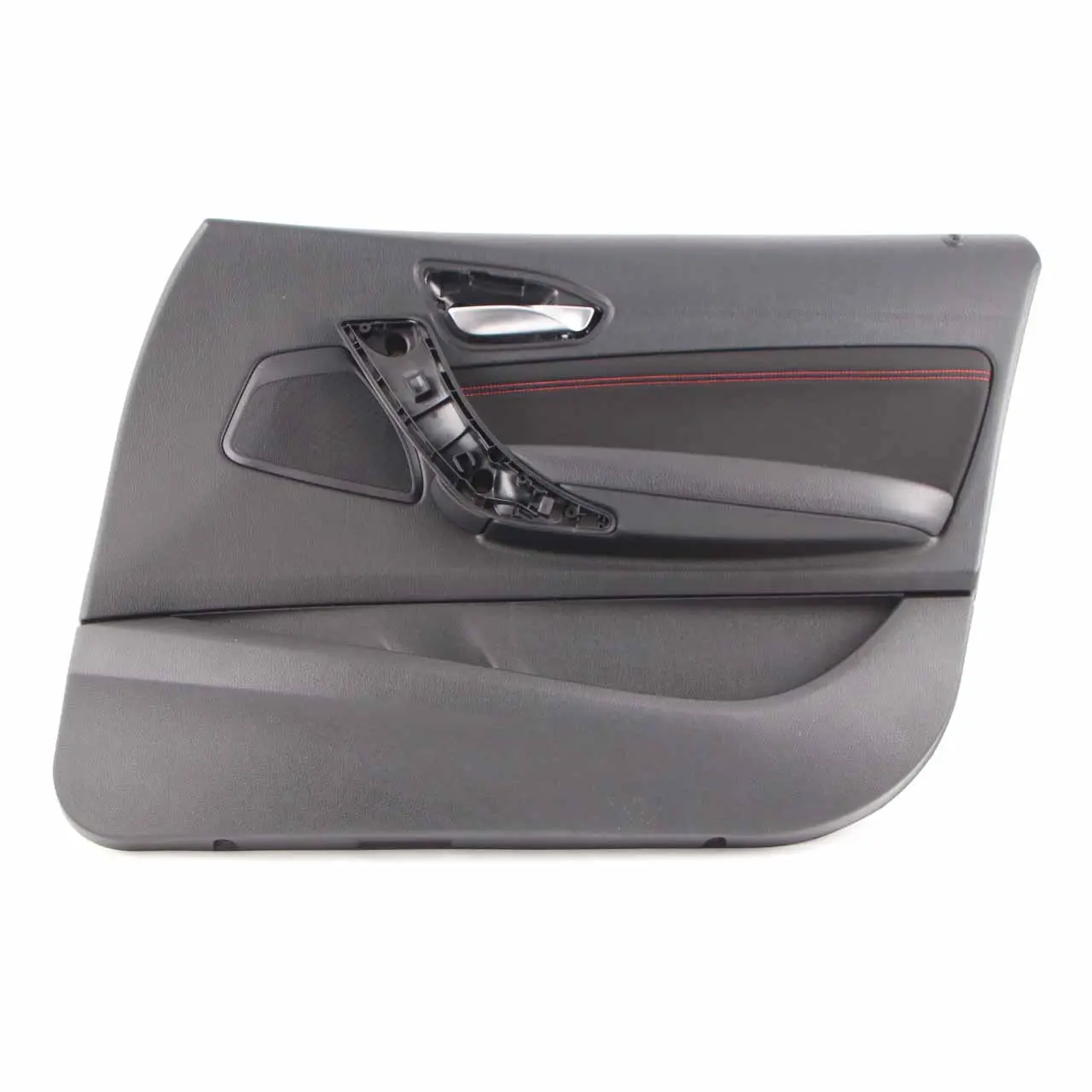 BMW F20 Door Card Front Right O/S Lining Cloth Fabric Anthracite Red