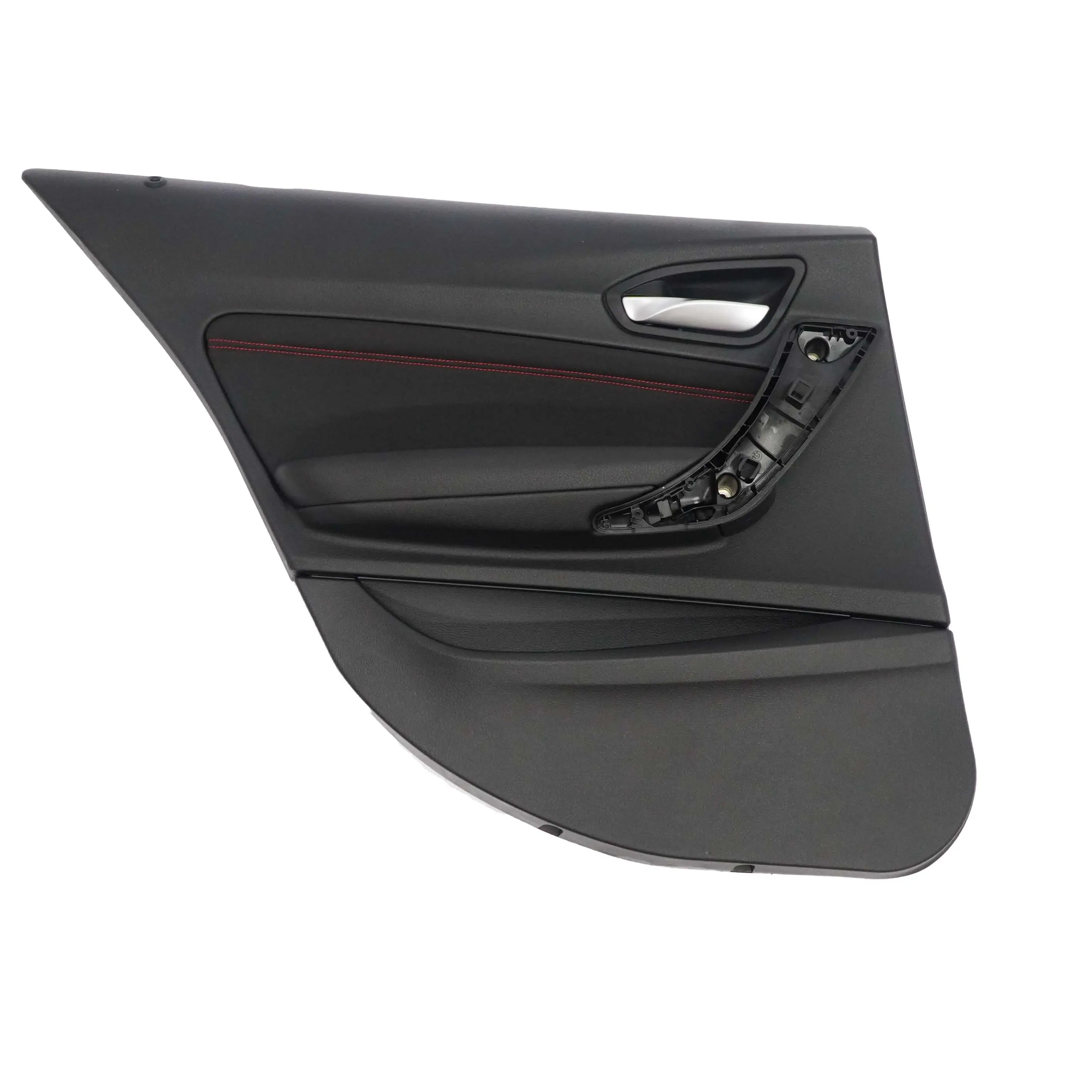 BMW F20 Carte de porte arriere gauche Tissu de doublure rouge anthracite