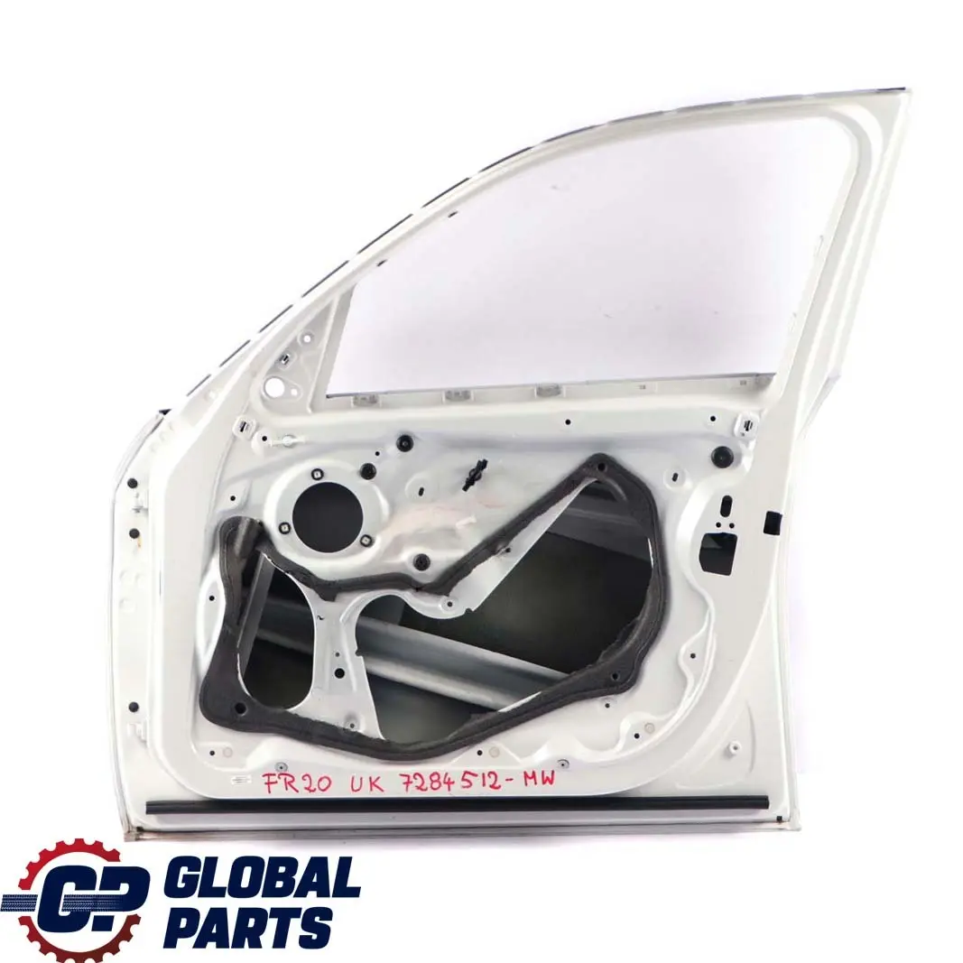 BMW 1 F20 Front Right Door O/S Mineralweiss Mineral White Metallic - A96