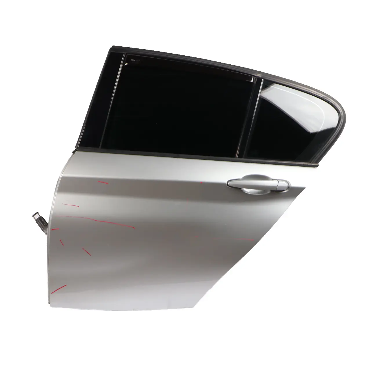 BMW F20 Rear Left Door N/S Glacier Silber Silver Metallic - A83