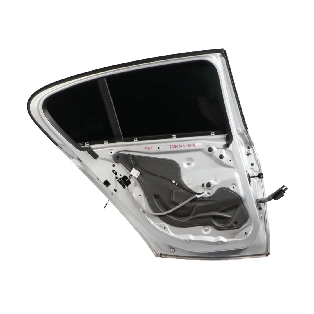 BMW F20 Rear Left Door N/S Glacier Silber Silver Metallic - A83