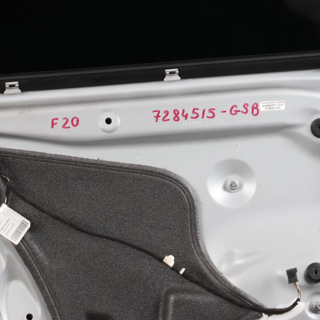 BMW F20 Rear Left Door N/S Glacier Silber Silver Metallic - A83