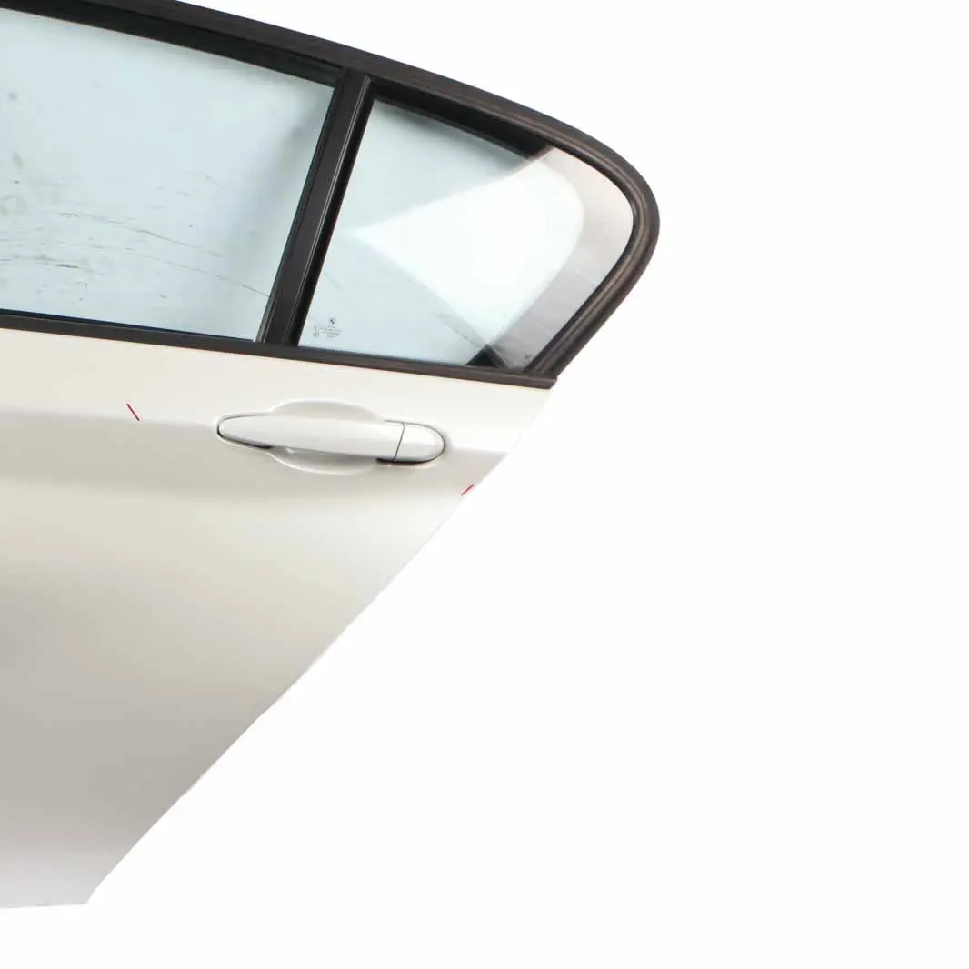 BMW F20 Rear Left Door N/S Mineralweiss White Metallic - A96