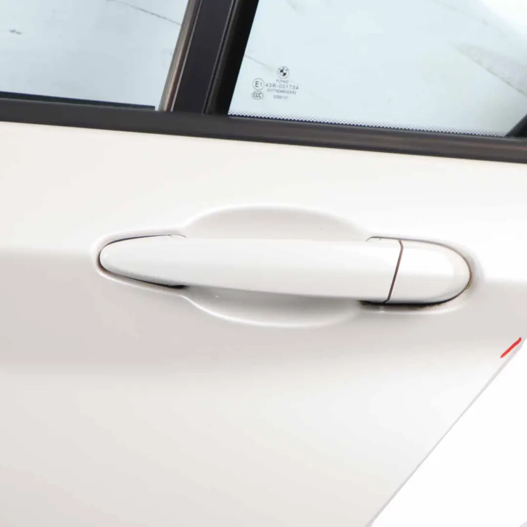 BMW F20 Rear Left Door N/S Mineralweiss White Metallic - A96