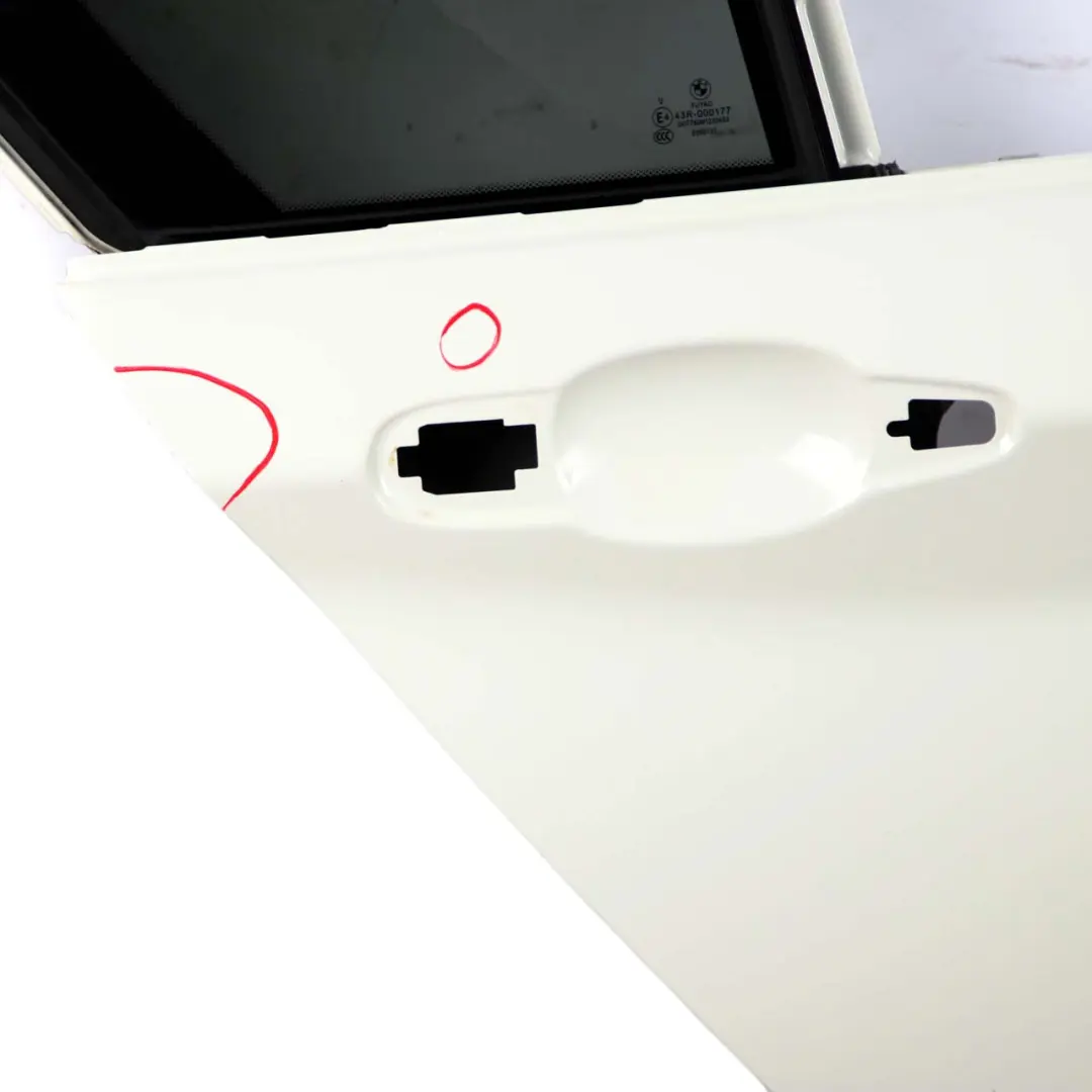 BMW 1 Series F20 Rear Right Door O/S Alpinweiss 3 Alpine White - 300