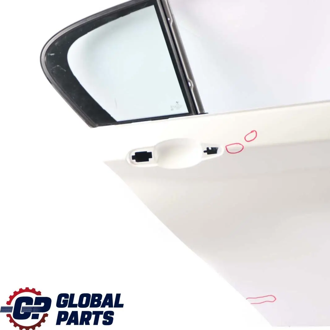 BMW 1 Series F20 Rear Right Door O/S Mineralweiss White Metallic - A96