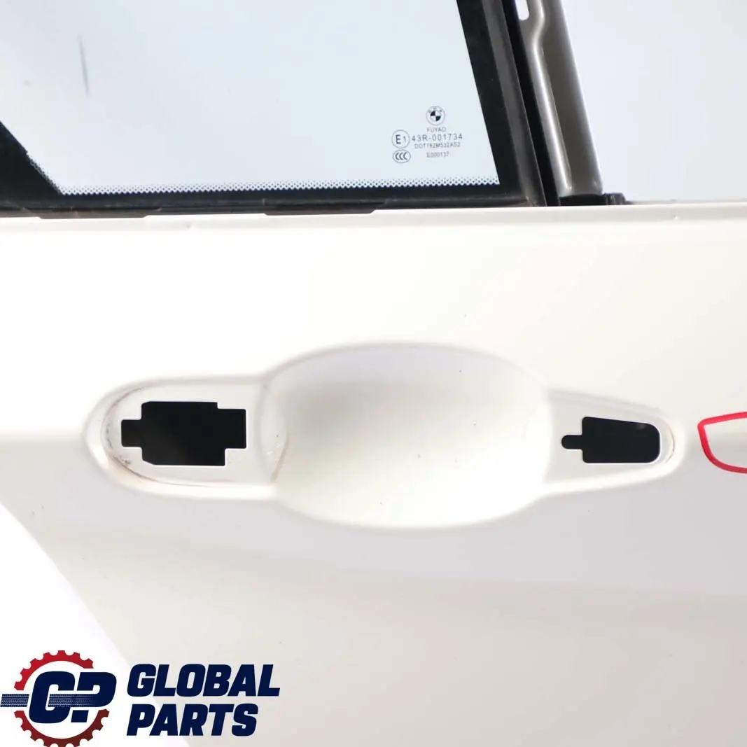 BMW 1 Series F20 Rear Right Door O/S Mineralweiss White Metallic - A96