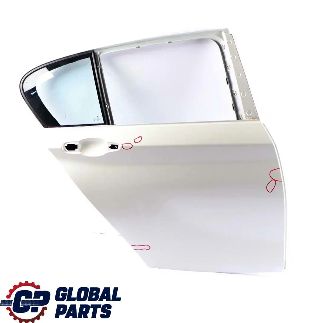 BMW 1 Series F20 Rear Right Door O/S Mineralweiss White Metallic - A96