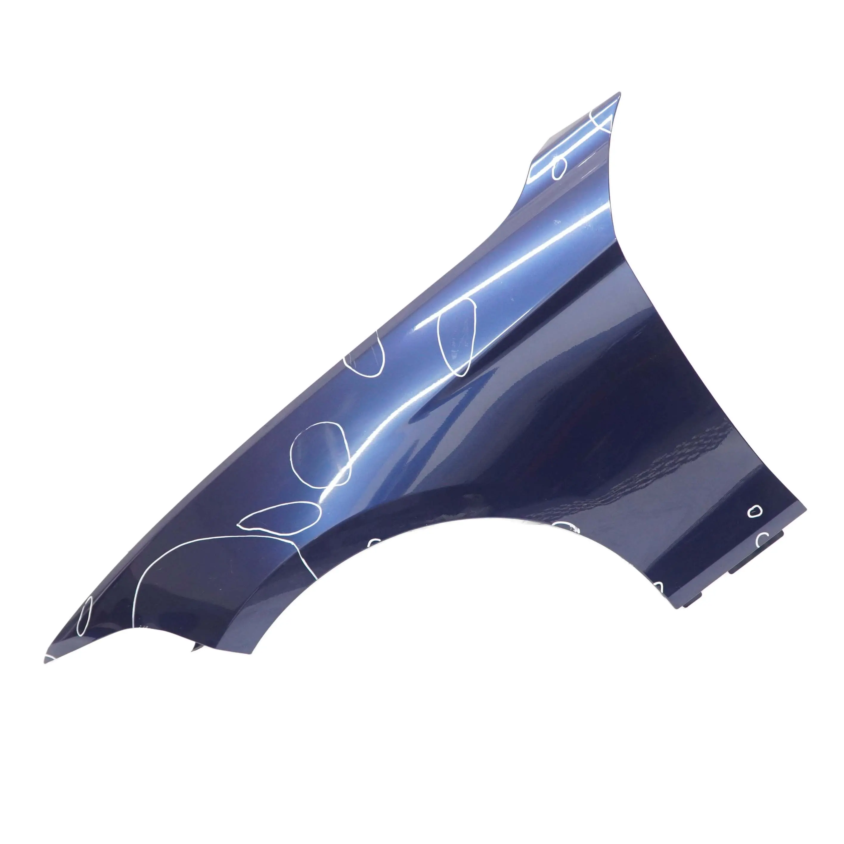 BMW 1 2 F20 F22 Side Panel Wing Fender Front Left N/S Tiefseeblau Blue - A76