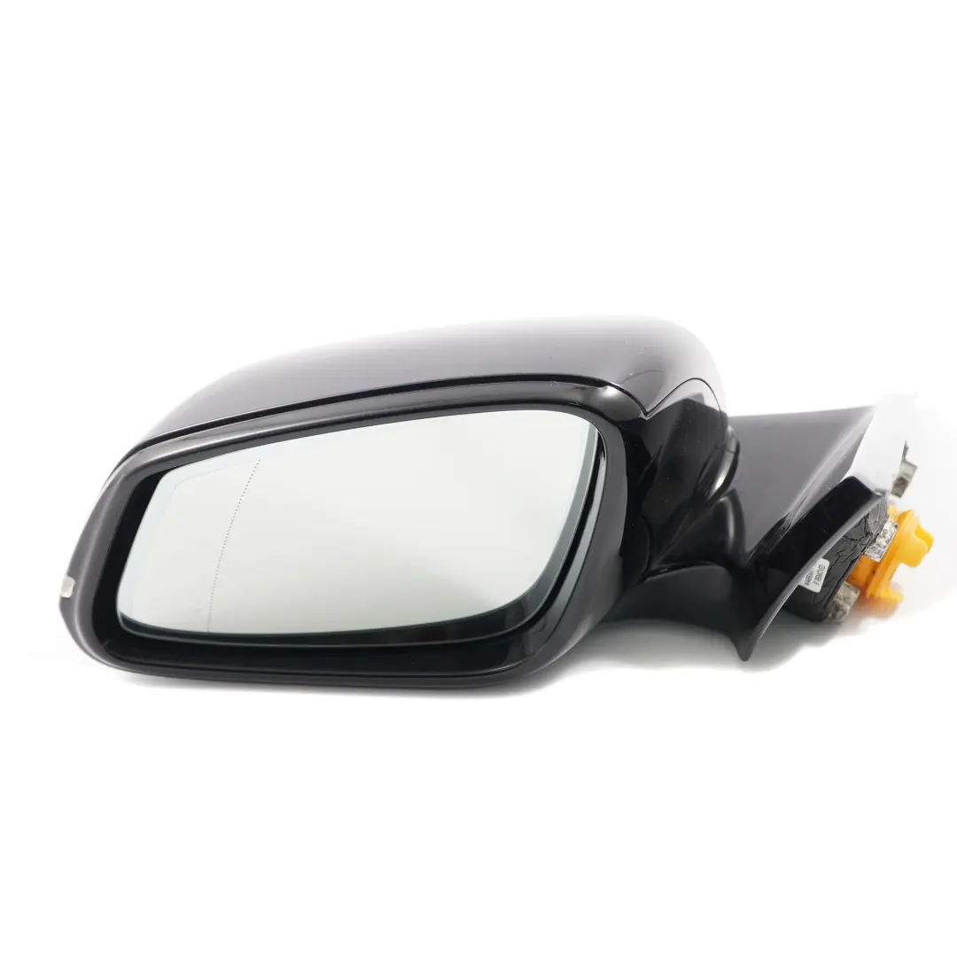  BMW F32 F36 Wing Mirror Heated Left N/S Auto Dip Carbon Black Metallic - 416